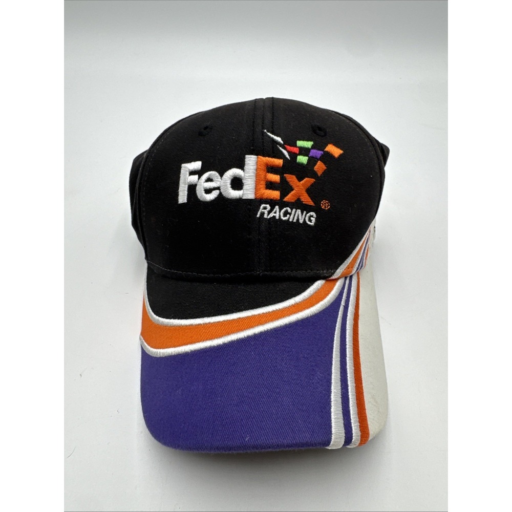 Vintage NASCAR Denny Hamlin #11 FedEx Racing Adjustable Hat Winners Circle